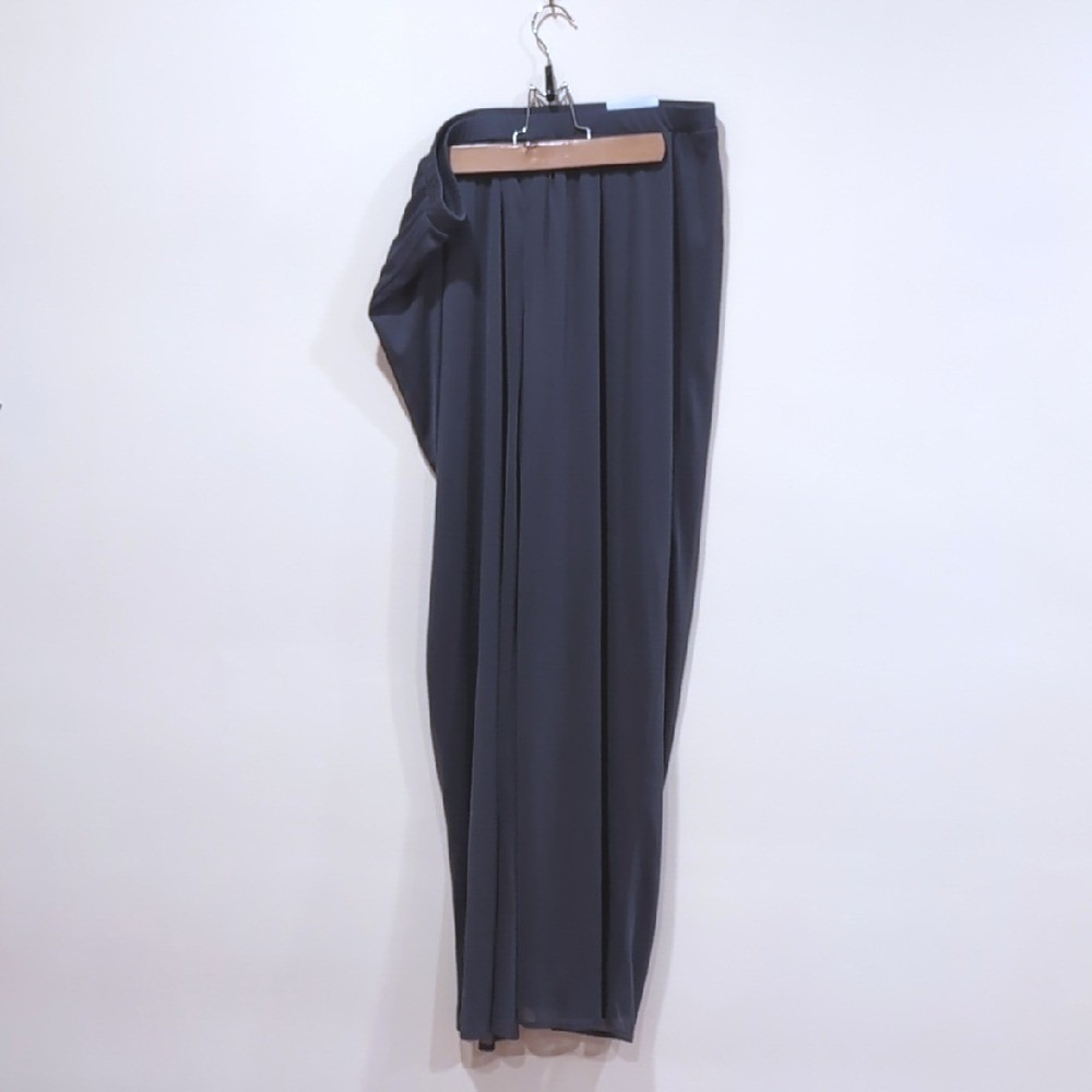Catherines Gray Wide Leg Dress Pants Women's Plus Size 18W New With Tags
